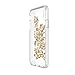 Speck Products Presidio Clear + Print Case for iPhone X, Shimmer Floral Metallic Yellow/Clear