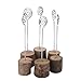 OULII Wooden Table Number Holders Stands for Wedding Decorations Pack of 6