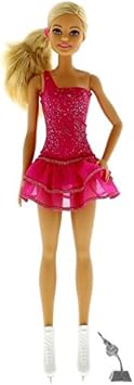 barbie patinadora sobre hielo