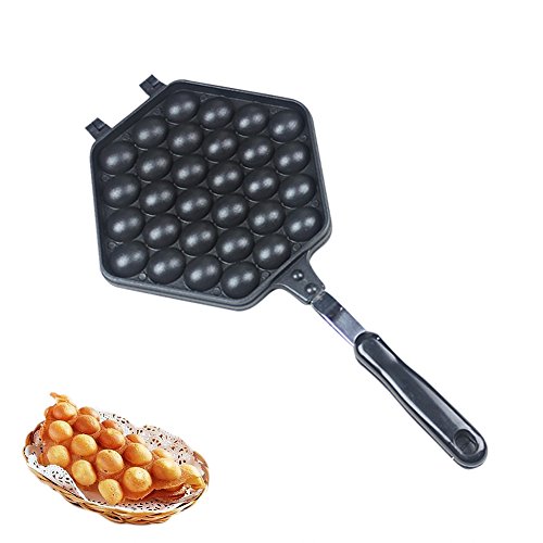 Click Here to See More Images Alian Egg Waffle Pan Egg Bubble Pan Waffle Maker Eggettes Pan Cake Baking Mold Plate For Home Kitchen Use
