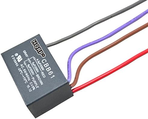 HQRP Capacitor compatible with Hampton Bay Ceiling Fan 4.5uf+5uf+6uf 4-Wire CBB61: Home & Kitchen