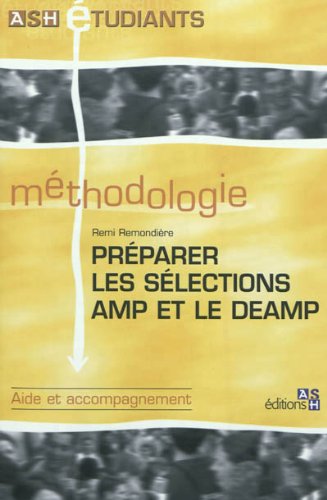 Préparer les sélections AMP et le DEAMP