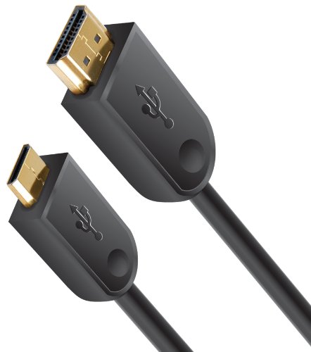 Xit XTMHDMI High Speed Gold Plated Mini HDMI Cable (Black)