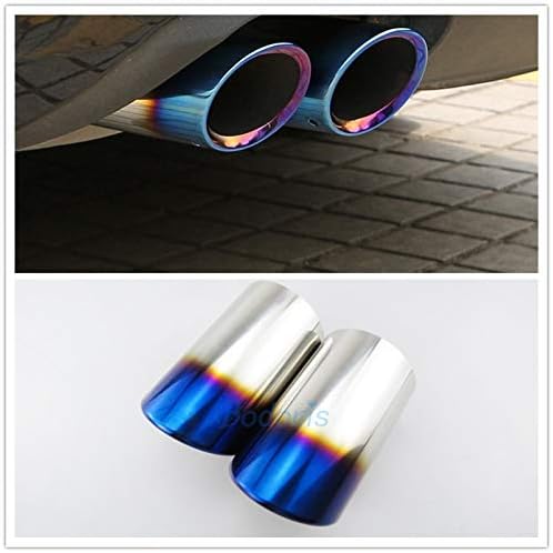 For Audi Q7 3.0T 3.6T #304 Stainless Steel Rear Tail Exhaust Muffler Tip End Pipe Silencer Car Styling Accessories