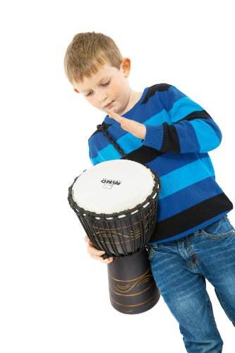 Nino Percussion NINO-ADJ4-S African Style "Moon Rhythm Series" Rope Tuned Djembe, Small