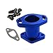 TC-Motor Blue Racing Performance Intake Pipe Inlet Manifold Gasket Screw for Predator 212cc for Honda GX200 for 6.5HP Chinese OHV Engines for Chinese 196cc Clone Engines Go Kart Cart Mini Bike
