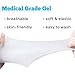 Kalevel 4pcs Heel Protectors Cushion Pads Gel Heel Sleeves Plantar Fasciitis Heel Pain Relief Foot Sleeve Moisturizing Socks Gel Heel Cups for Achilles Tendonitis Heel Cracked Dry Heel