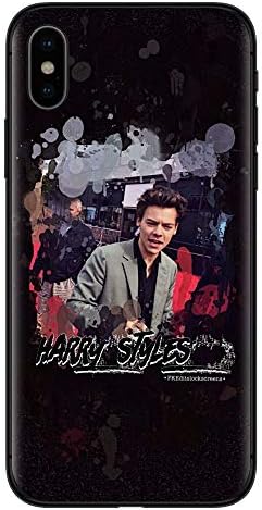 XUHAHASJK Phone Case/One Direction Tattoos Harry Styles Phone Cases For Coque Iphone 5S Se 6 6S 7 7Plus 8 8 Plus X Soft Black Silicone Cover