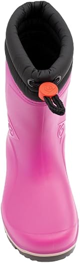 Dunlop Blizzard Kids Winter Boots Unisex Waterproof Fur Lined Pink Grey Black view 5