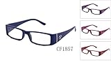 Newbee Fashion - Classic Squared Sleek Fashion Clear Glasses for Women
