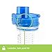Acquablend Premium Sports 25oz Flip Top Fruit Infused Water Bottle. Ideal for Sports and Outdoors with Introductory Recipe E-Book Included (Blue)