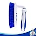 MR.SIGA Heavy Duty Scrub Brush with Comfortable Grip, Cleaning Brush for Bathroom, Shower, Sink, Floor, 2-Pack