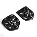 2pcs OEM Front Grille EMBLEM and Rear Tailgate BADGE 3D Skull Replacement for Ram 1500 2500 3500 Black fit 2013-2018