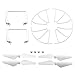 Replacement Parts Set for Cheerwing CW4 UDI U42 RC Drone, Propellers, Propeller Guards, Landing Gear