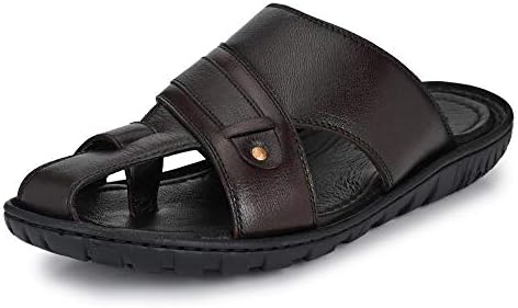 Burwood Mens Leather Thong Sandals Uk Burwood Men BWD 124 Brown