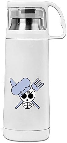 BakeOnion Sanji Skull Vacuum Cup Travel Mug With Handle Cup Water Bottle For Travel Sport Gym School