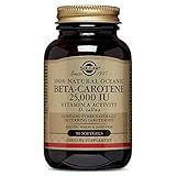 Solgar Oceanic Beta Carotene 25,000 IU Softgels, 90 Count