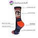 MadSportsStuff USA Flag Fighting Wrestlers Athletic Crew Socks