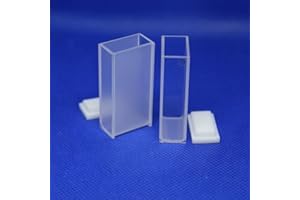 LAB4US UV Quartz 20mm Cuvette for Spectrophotometer (2pcs) (Pathlength: 20mm; Volume: 7ml; Spectral Range: 190-2500 nm)