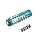 Bundle: Olight 14500 750mah Rechargeable Battery (2mm longer than standard) for S1A / S2A / S15R / LD11 /SK68 / Q5 / J5 / EA11 LED Flashlight , 1 Piece with Olight Patch