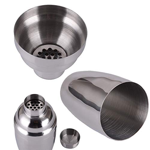 250ML / 350ml / 550ML Edelstahl Barware Styles Martini-Cocktail-Shaker Bar barsieb Tragbare Bar Shaker Set Einfach zu… – Bild 7