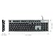 AUKEY RGB Mechanical Gaming Keyboard with [Brown Switches] [Programmable Keys] Anti-Ghosting 104-Key USB Wired Keyboard for PC