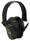 Boomstick Gun Accessories Low Profile Noise Cancelling Over The Head Folding Earmuff Noise Safety Hearing Protection Camo