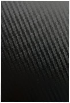 A4 Black Carbon Fibre Effect Vinyl Self Adhesive Sheet Grade A Quality, Craft Robo Silhouette Cameo