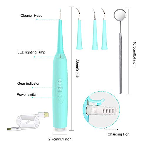 Electric Dental Calculus Remover, SUNVING Tooth Tartar Scraper Dental
