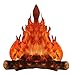 3-D large decorative cardboard campfire centerpiece 14" tall primary