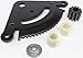 FLIP MFG. Steering Sector Gear & Pinion Kit Fits John Deere LA Series - 19 Tooth LA120, LA125, LA130, LA135, LA140, LA145, LA150