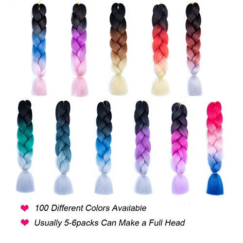 Mscharm 24inch 5pcs Lot Braiding Hair Extension For Black Women