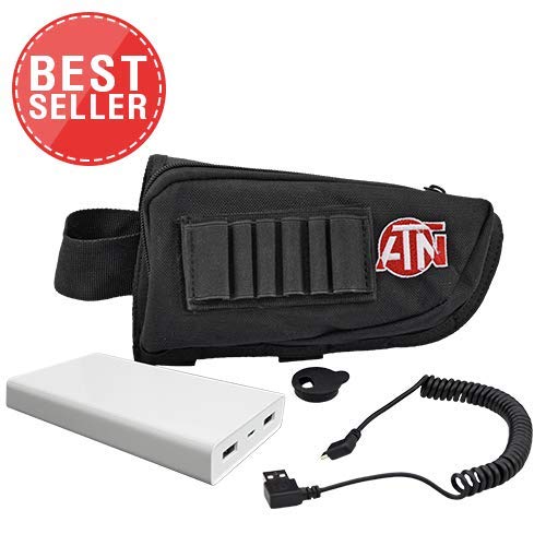theOpticGuru ATN Extended Life Battery Pack 20000 mAh with USB Cable, Cap and Butt Stock case - Thumbnail 2