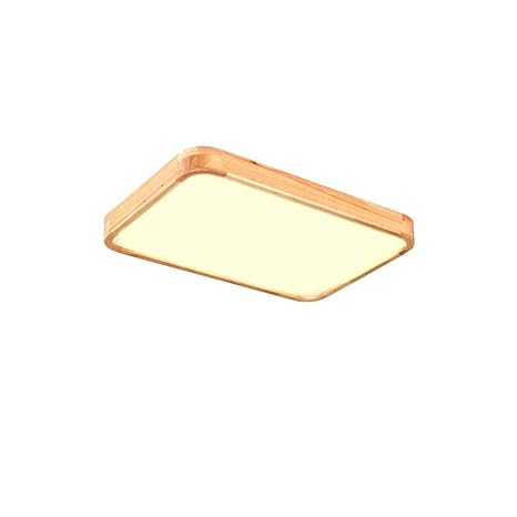 Cuican Living Room Led Ceiling Light Fixture Dimmable Wood Energy