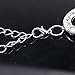 Monrocco Women's Metal Chain Belt Rhinestone Crystal Chain Belt Circle O Ring Waist Chain Belt for Women Dress - Silver