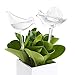 Plant Watering Bulbs (2 Pack) Glass Self-Watering Stakes Water Globe Automatic Irrigation Device For Indoor Outdoor Plants Garden Patio Flower Pot Hanging Planters