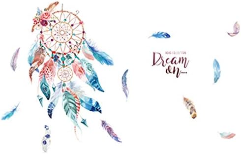 WALSTICKEL Wall Sticker Dream Catcher Wall Stickers DIY Cartoon Girl Mural Decals for Kids Rooms Baby Bedroom Dormitory Decoration
