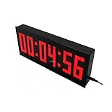 BTBSIGN BT LED Digital Countdown Wall Clock with Remote and Buttons GYM Fitness Sport Timing Clock