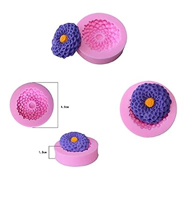 Easting Single Flower Silicone Fondant Mold Chocolate Mold Candy Mold Cake Decorating Mold (Bh00948)