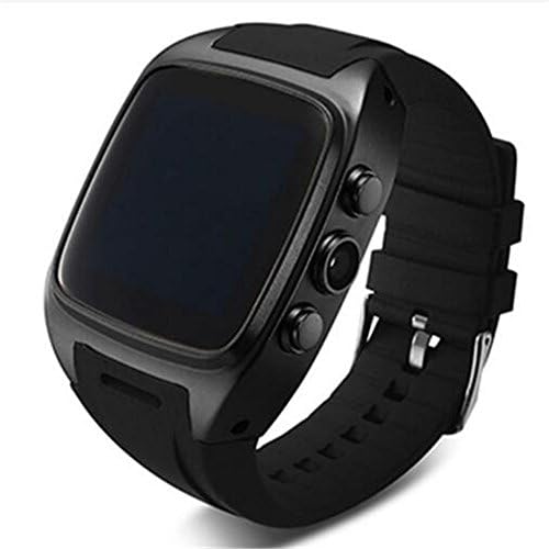 X01 Smart Watch 1.5 inch 240 X 240 IPS 3G Android Bluetooth SmartWatch with GPS WiFi GPRS Bluetooth Watch for android phone (Black)