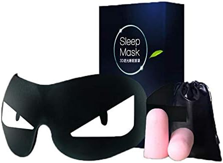 Sleep Eye mask 3D Stereo Eye mask Sleeping Blackout Breathable Student Eye Protection Eye mask Little Devil White