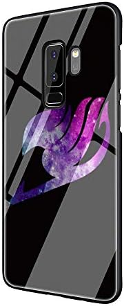 Manga Fairy Tail Logo Tempered Glass Phone Case Cover for Samsung Galaxy S7 Edge S8 S9 S10 Plus Note 8 9 (G9,for Samsung S9 Plus)