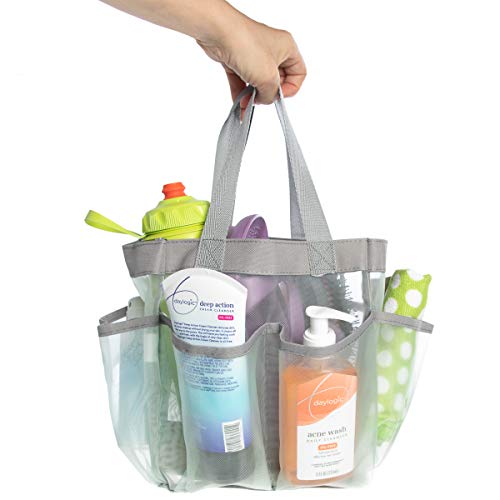 Honey-Can-Do SFT-06968 Quick Dry Shower Tote, Mint
