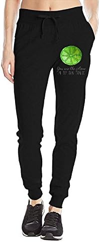 Anutknow Women You Are The Lime In My Gin Tonic Quote Women Leisure Long Sweatpants Women Pants Soft Comfortable Durable