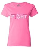 Shop4Ever Here To Fight Women's T-Shirt Pink Breast Cancer Shirts