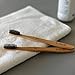 Isshah Bamboo Toothbrush ECO Friendly Organic Charcoal Infused BPA Free(Ultra Soft Bristles)，Pack of 6