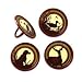 Hunting Cupcake Rings - 24 pc