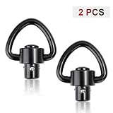 QD Sling Swivel Mount Qd Quick Detach/release Perfect for Rifle Slings, 2 Pcs
