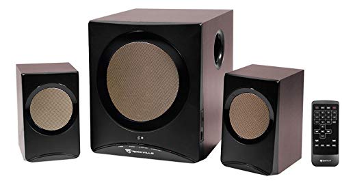 Rockville Rock Media Bluetooth Bookshelf Speaker System w/Sub/USB/SD/FM+Remote