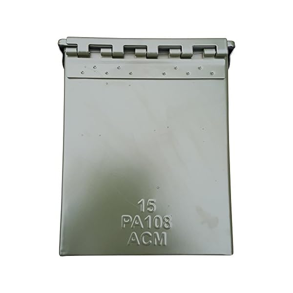Five-Cans-5-Pack-of-Brand-New-Mil-Spec-PA108-Fat-50-Cal-Saw-Box-Ammo-Cans-WITHOUT-Stencils